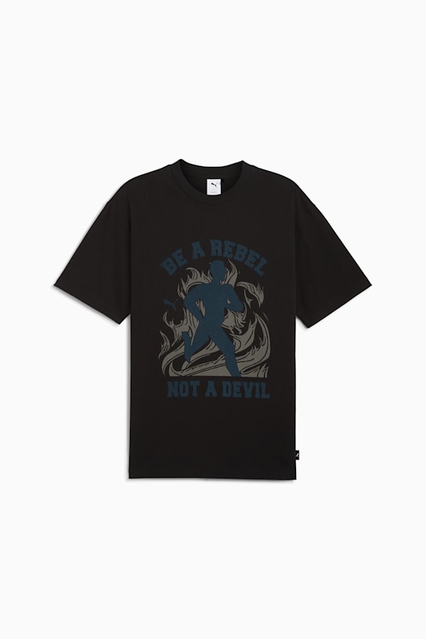 GRAPHICS "Rebel" Tee Men, PUMA Black, extralarge